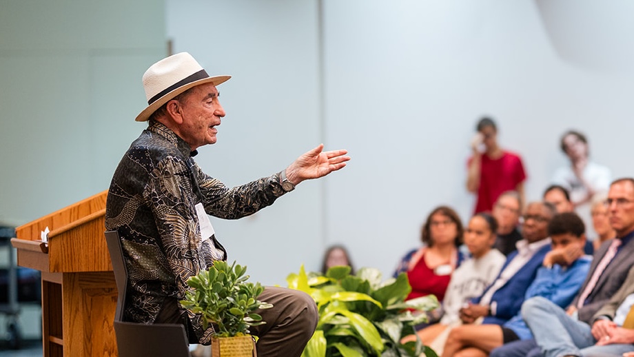 Former South African Constitutional Court Judge delivers a lecture in Missouri.